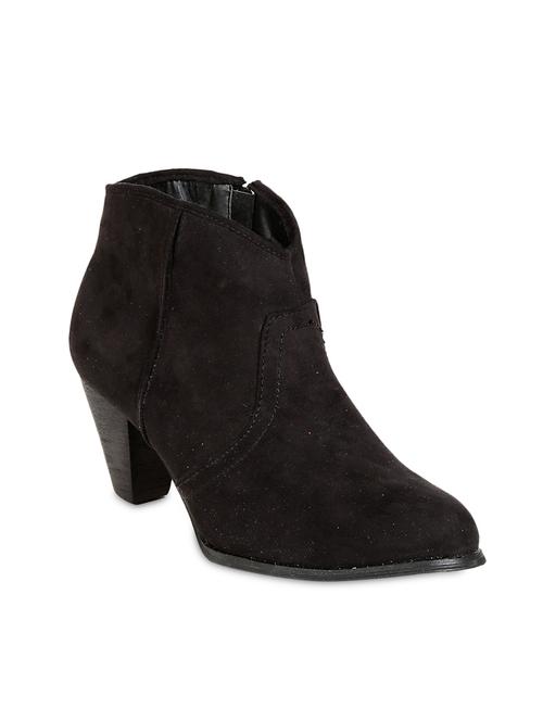 black suede ankle boots - 9611407 - Very Small Image - 1