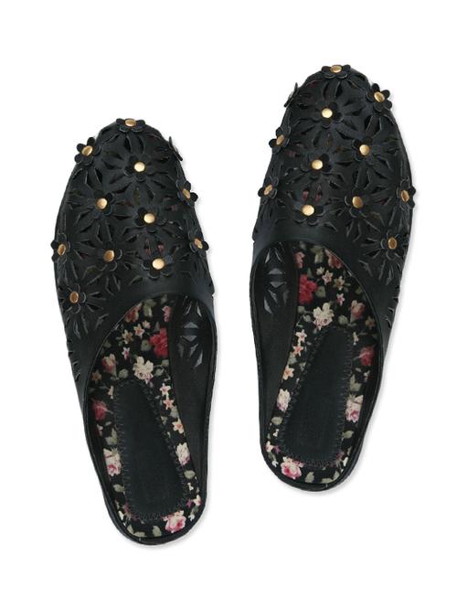 black faux leather mules - 9611657 - Very Small Image - 1