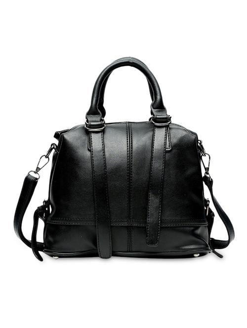 black leatherette handbag - 9622039 - Very Small Image - 1