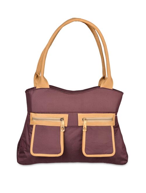 violet leatherette handbag - 9633797 - Very Small Image - 1