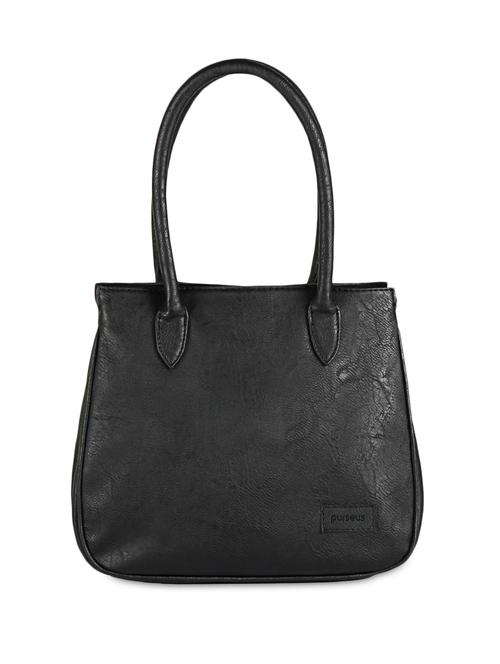 solid black casual handbag - 9633973 - Very Small Image - 1