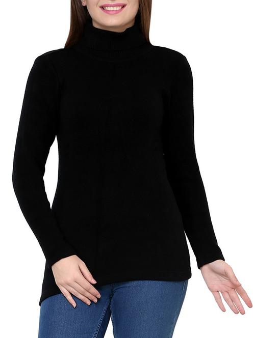 black acrylic pullover - 9642204 - Very Small Image - 1