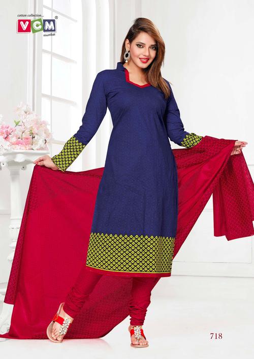 vcm cotton printed salwar suit unstitched - 9643603 - Very Small Image - 1