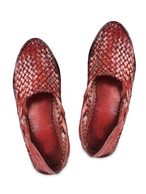 brown leather kolhapuri shoes - 9646341 - Very Small Image - 1