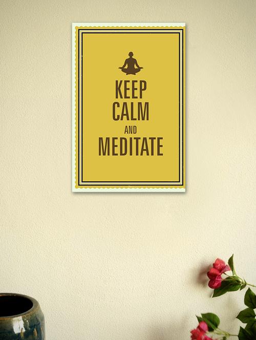 keep calm and meditate-quotes poster - 965083 - Very Small Image - 1