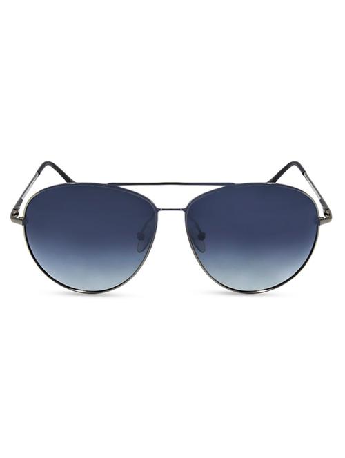 silver metallic aviators with blue polycarbonate lens - 9653760 - Very Small Image - 1