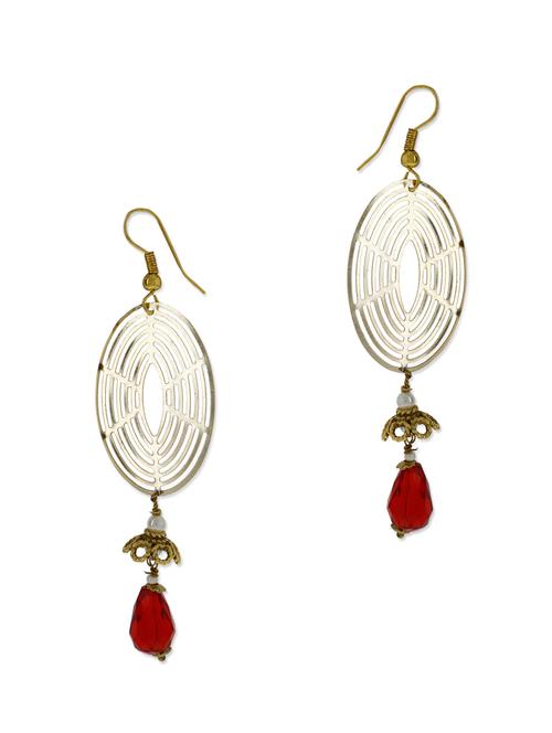 White Beaded Earrings - 9654166 - Very Small Image - 1