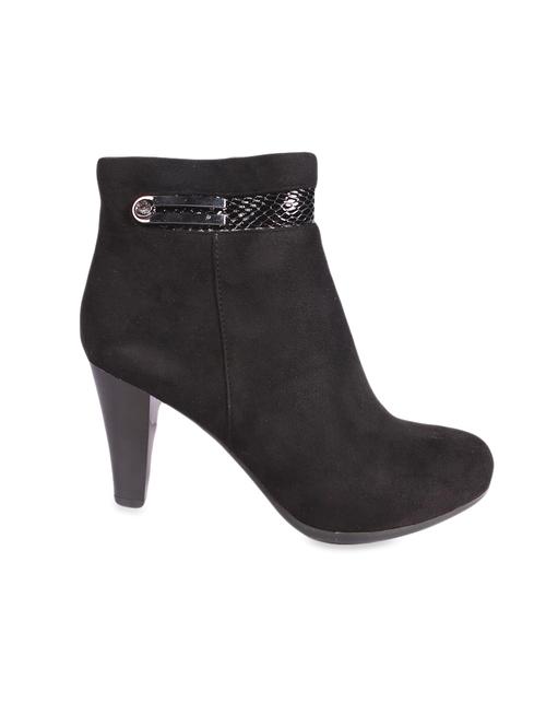black zippered suede boots - 9657801 - Very Small Image - 1