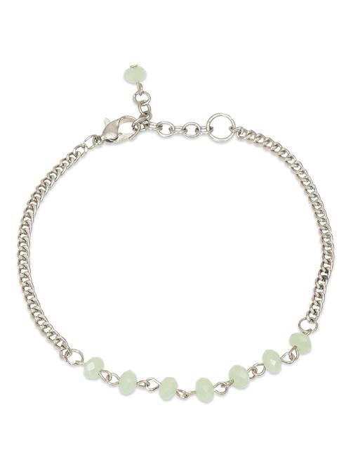 silver acrylic beads bracelet - 9666983 - Very Small Image - 1