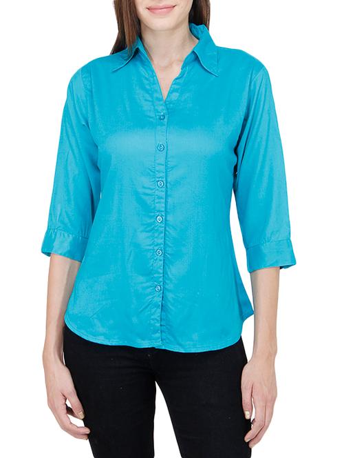 light blue rayon shirt - 9673038 - Very Small Image - 1