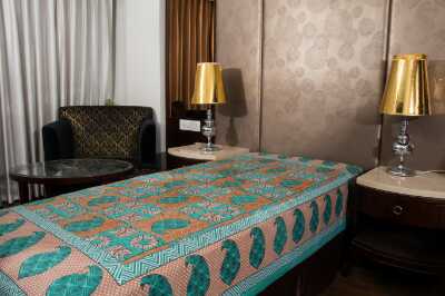 cotton sanganari printed single bedsheets. - 9678317 - Very Small Image - 1