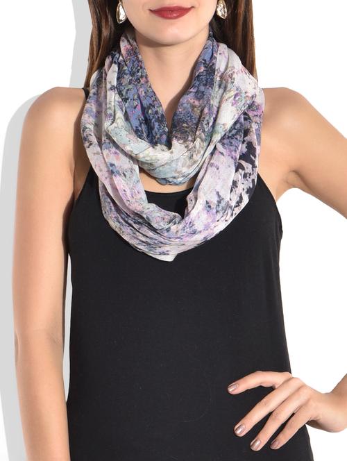 multicolored cotton digital printed scarf - 9686324 - Very Small Image - 1
