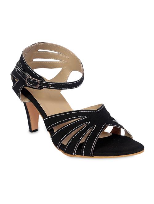 black ankle strap heels sandals - 9689208 - Very Small Image - 1