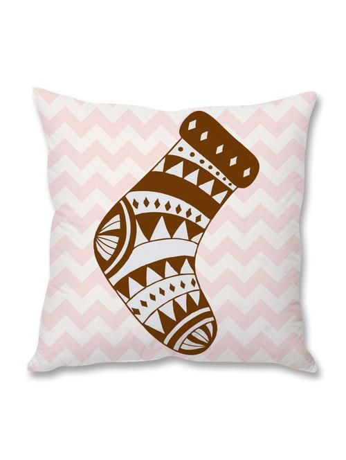 white printed cushion cover - 9689368 - Very Small Image - 1