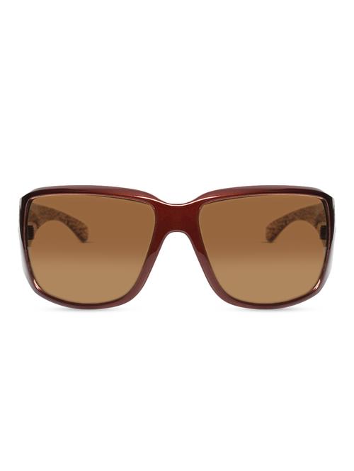 brown textured square shaped sunglasses - 9696424 - Very Small Image - 1