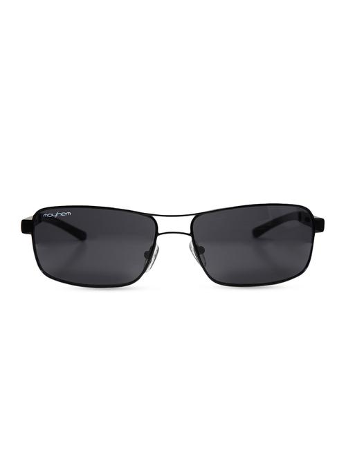 black metallic square shaped sunglasses - 9696457 - Very Small Image - 1