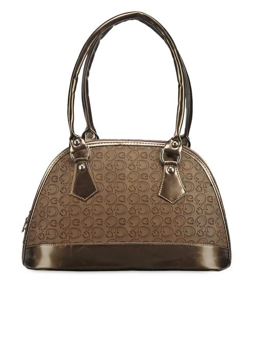 brown embossed handbag - 969941 - Very Small Image - 1