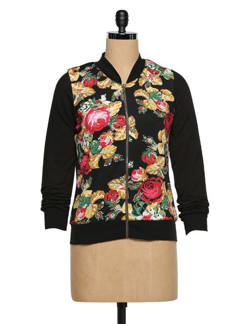 black base bomber jacket - 969991 - Very Small Image - 1