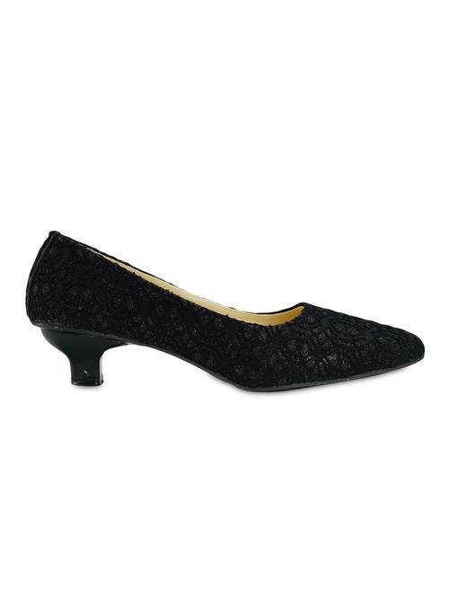 black faux leather pumps - 9700415 - Very Small Image - 1