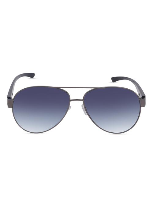 black aviator uv protected sunglasses - 970061 - Very Small Image - 1