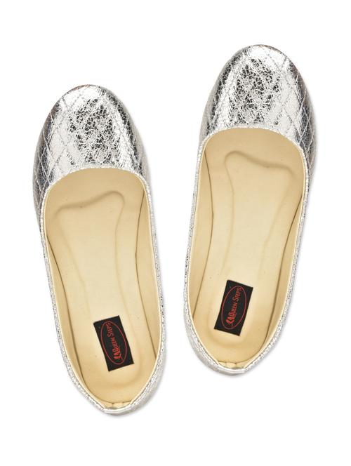 silver leatherette ballerinas - 9702046 - Very Small Image - 1