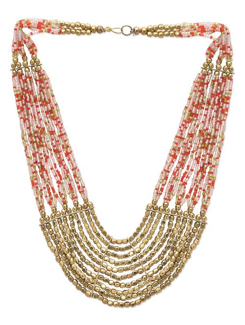 multicolored beaded multi-strand necklace - 9703274 - Very Small Image - 1
