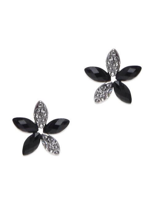 blinging blossoms silver earrings - 9710086 - Very Small Image - 1