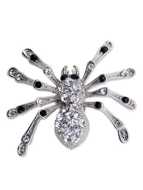 silver spider shaped pin - 971203 - Very Small Image - 1
