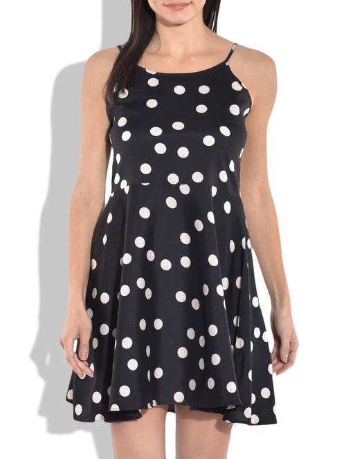black and white polka spaghetti dress - 9722675 - Very Small Image - 1