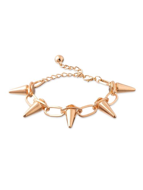 golden spiked metal bracelet - 972374 - Very Small Image - 1