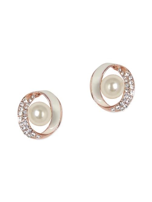 Twirl Pearl Studs - 972427 - Very Small Image - 1