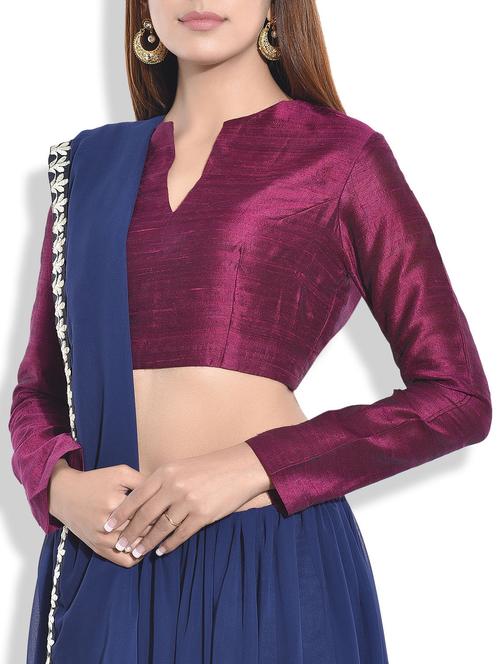 solid seamless long blouse - 9725252 - Very Small Image - 1