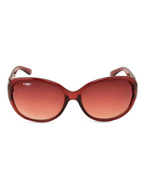 brown thermo plastic frame oversized sunglass - 9727594 - Very Small Image - 1