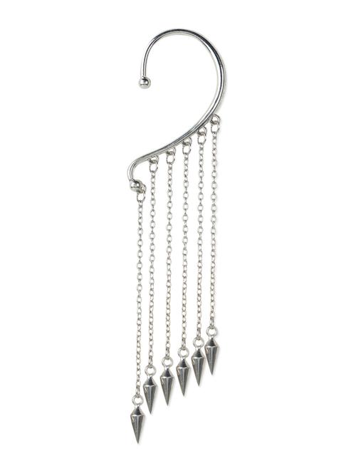 multiple chain tassel drop earcuff - 973915 - Very Small Image - 1