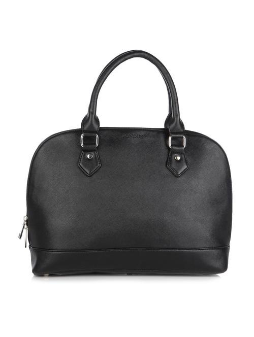 black leatherite handbag - 9744372 - Very Small Image - 1