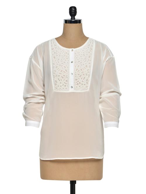 white sheer top - 974973 - Very Small Image - 1