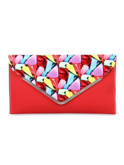 multi colored pu clutch - 9750789 - Very Small Image - 1