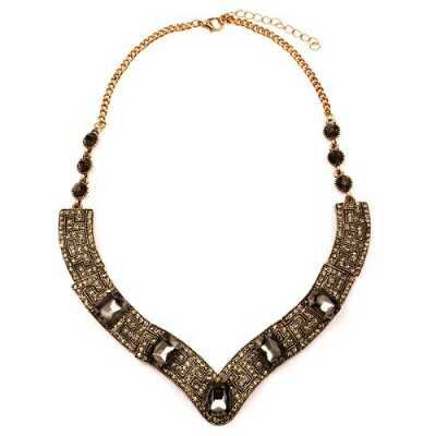 vintage crystal necklace - 9752632 - Very Small Image - 1