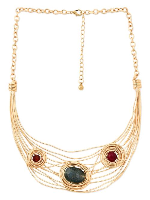 gold metal alloy necklace - 9758592 - Very Small Image - 1
