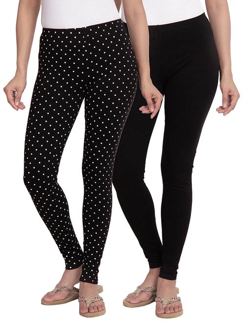 set of 2 cotton blend capri - 9759214 - Very Small Image - 1