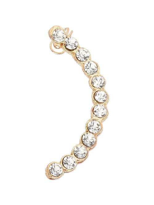 faux diamond gold ear cuff - 9761921 - Very Small Image - 1