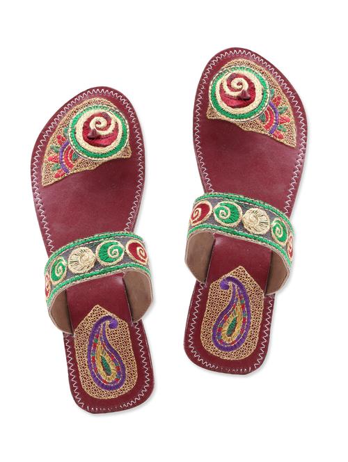 multi colour Leatherette  Mojaris - 9764172 - Very Small Image - 1