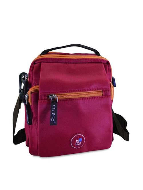 red color waterproof sling bag - 9769526 - Very Small Image - 1