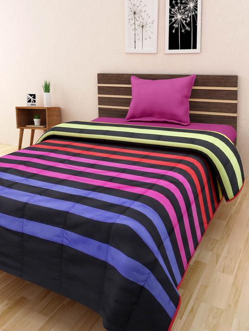 Multi Colored Single Bed Ac Quilt - 9770706 - Very Small Image - 1