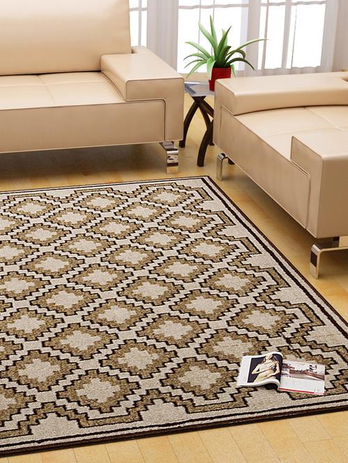 beige diamond patterned area rug - 977675 - Very Small Image - 1