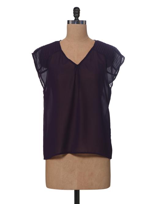 purple sheer top - 977810 - Very Small Image - 1