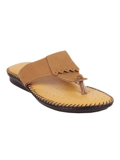 beige leatherette flat sandals - 9780951 - Very Small Image - 1