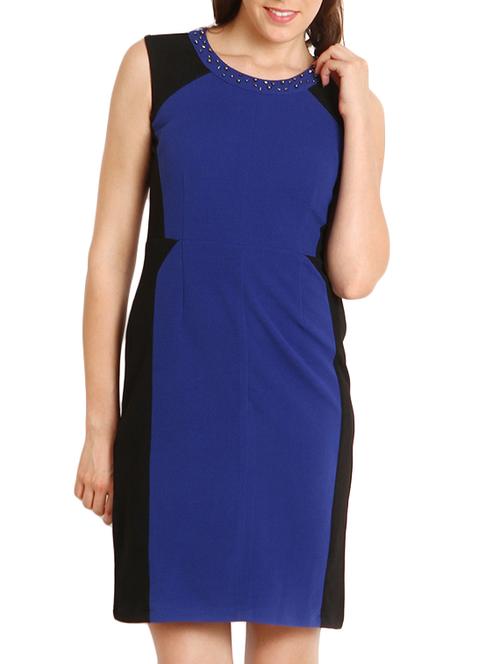 blue a-line dress - 9792134 - Very Small Image - 1