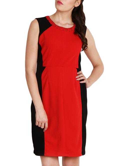 red a-line dress - 9792135 - Very Small Image - 1