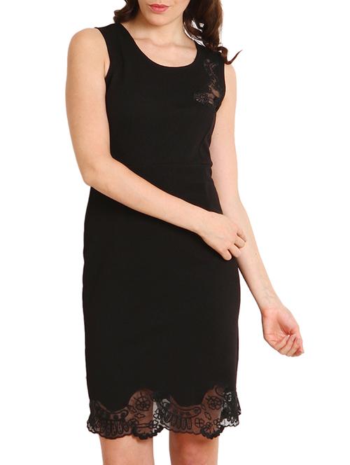 black  a-line dress - 9792515 - Very Small Image - 1